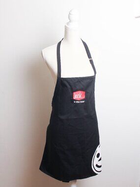 Jack In The Box Employee Apron Unisex Black